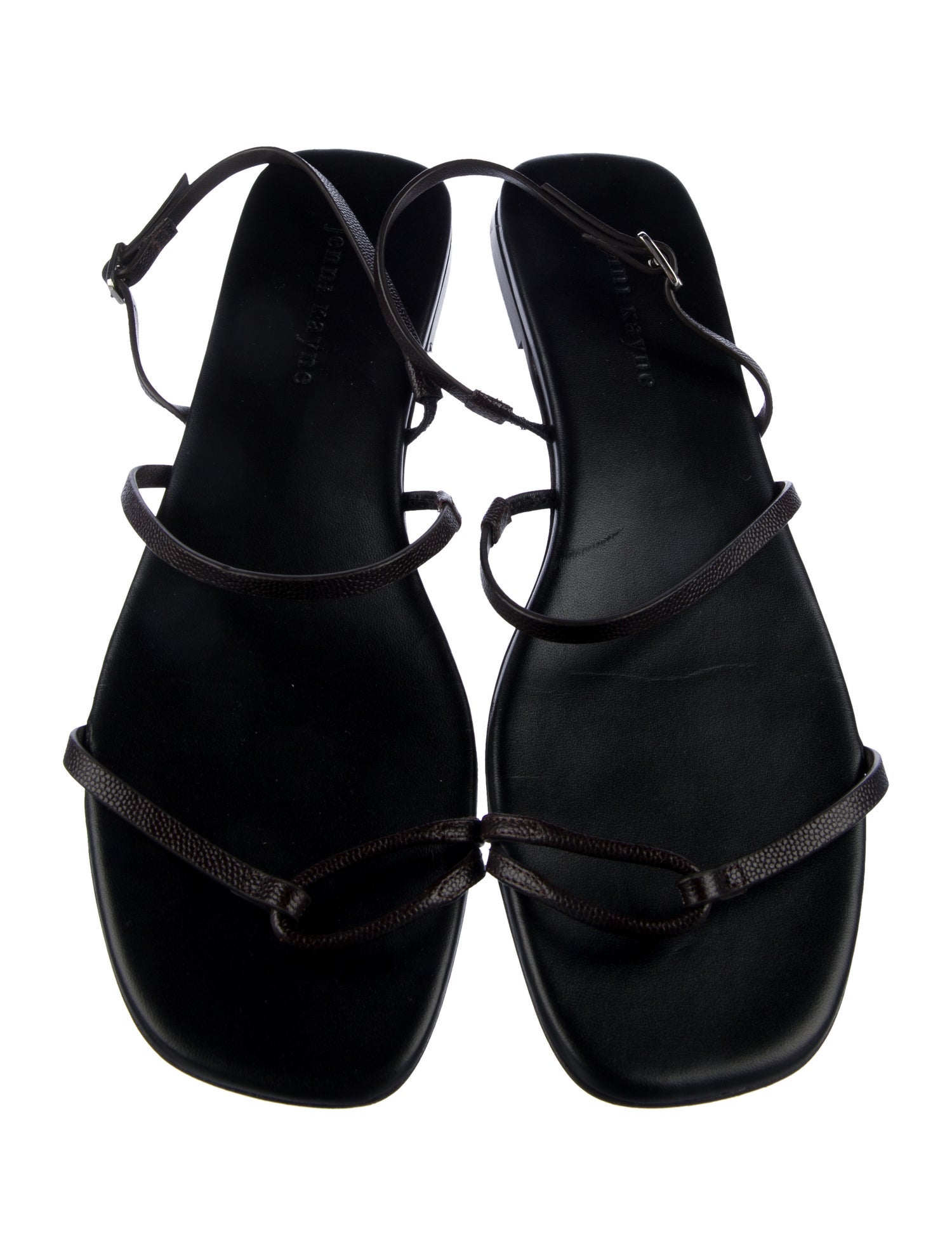 Jenni Kayne Leather Slingback Sandals